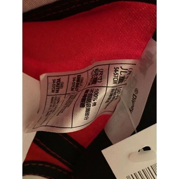 DISNEY Parks Minnie Mouse Cap Hat Ears & Bow Snapback Youth Polka Dots NEW - Picture 6 of 7